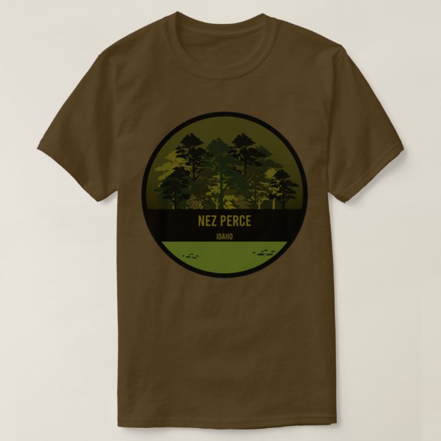 T-shirt Nez Perce National Forest Grove (Design devant)