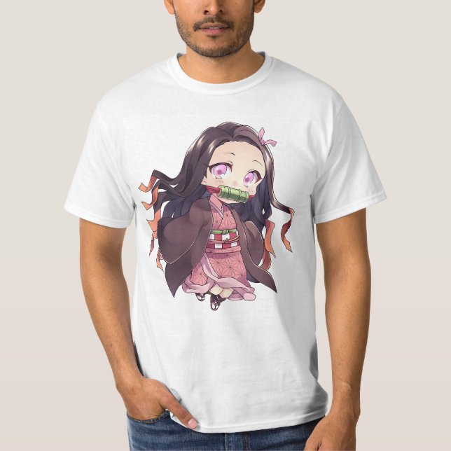 T-shirt Nezuko kamado chibi (Devant)