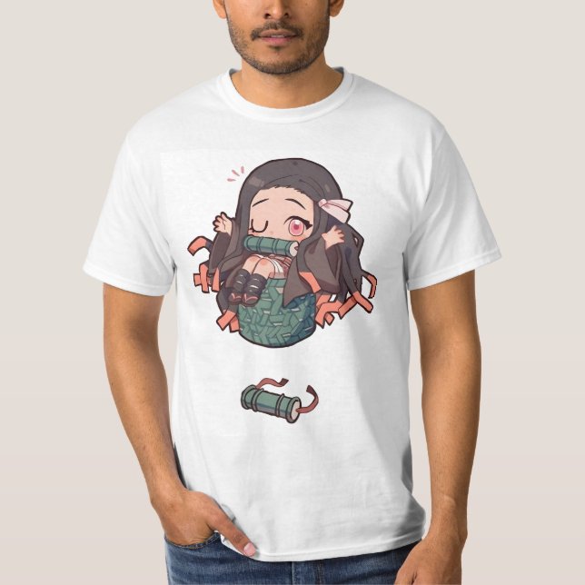T-shirt Nezuko kamado Noël (Devant)