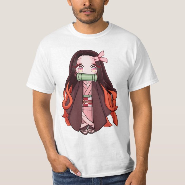 T-shirt Nezuko kamado sourire (Devant)