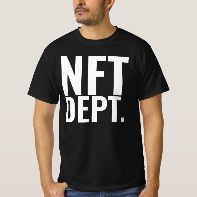 T-SHIRT NFT DEPT. NOIR (Devant)
