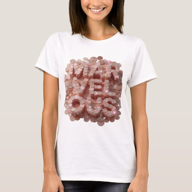 T-shirt NFT VERSUS Design en Argent Vibrant (Devant)