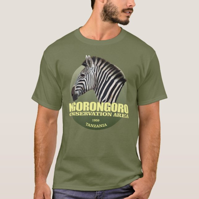 T-shirt Ngorongoro (zèbre) (Devant)