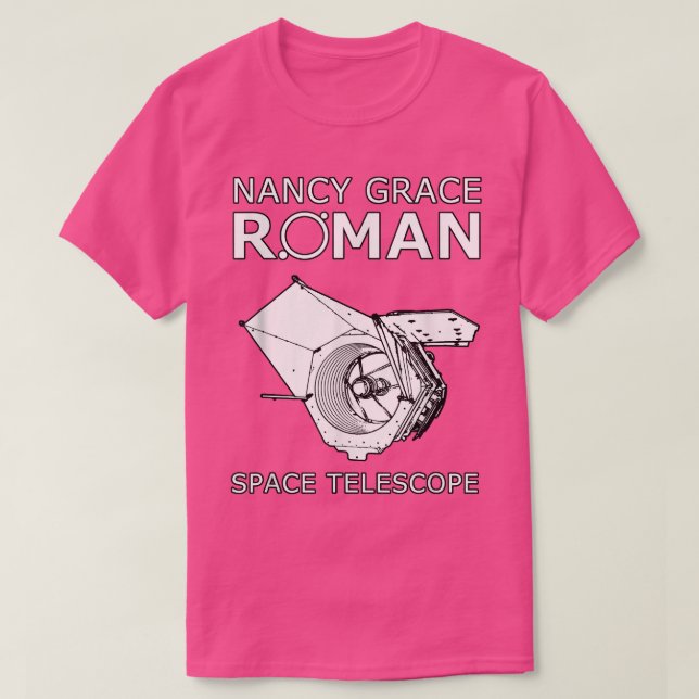 T-shirt NGRST Nancy Grace Roman Space Telescope sketch (wh (Design devant)