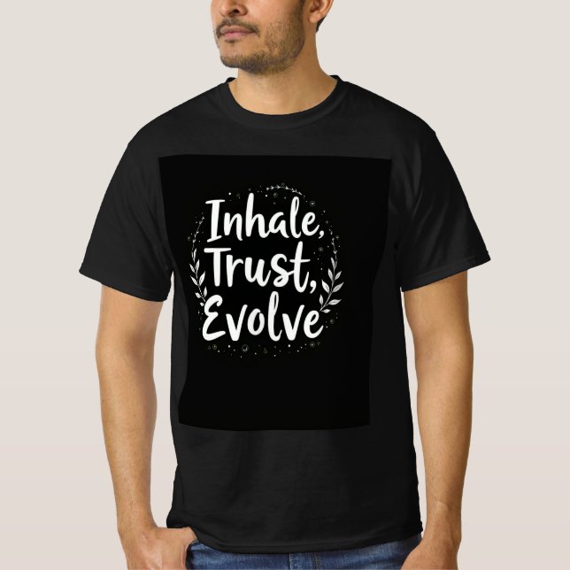 T-shirt nhale, Trust, Evolve Nature Inspiré (Devant)
