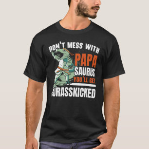 T-shirt N'hésitez pas avec le papasaurus futur paléontolog