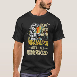 T-shirt N'hésitez pas avec Papasaurus, vous aurez Jurasski