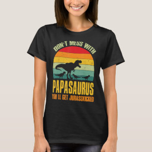 T-shirt N'hésitez pas avec Papasaurus, vous aurez Jurasski
