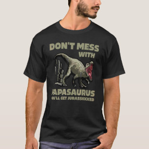 T-shirt N'hésitez pas avec Papasaurus, vous aurez Jurasski