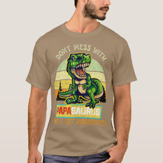 T-shirt N'hésitez pas avec Papasaurus, vous aurez Jurasski