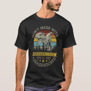 T-shirt N'hésitez pas avec Papasaurus, vous aurez Jurasski