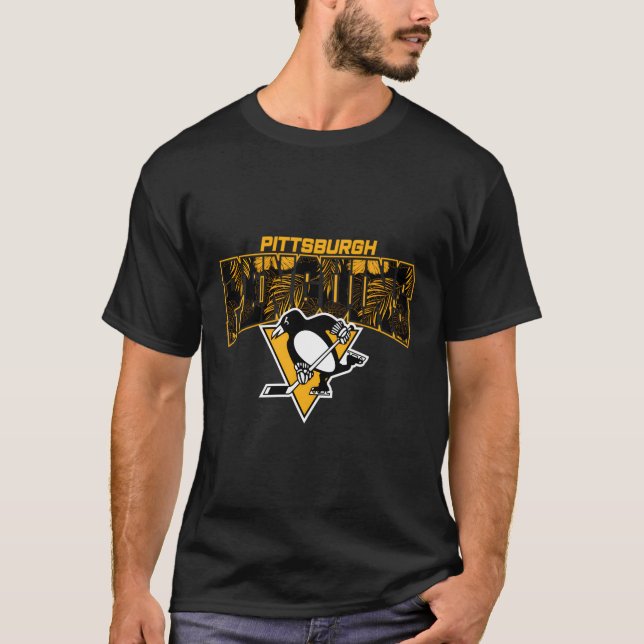 T-shirt Nhl Surf Patinage Pittsburgh Penguins Palm Beach (Devant)