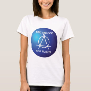 T-shirt Ni Dieu, Ni Maître Symbole d'anarchie
