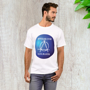 T-shirt Ni Dieu, Ni Maître Symbole d'anarchie