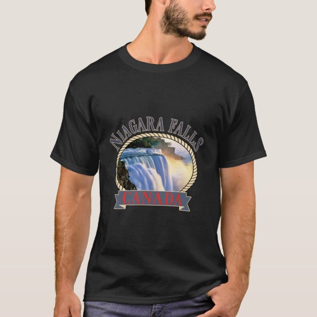 T-shirt Niagara Falls Canada Usa Nature (Devant)