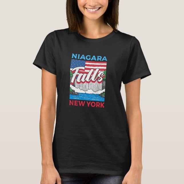T-shirt Niagara Falls New York Design Niagara Falls (Devant)