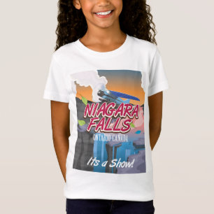 T-Shirt Niagara Falls Ontario Affiche de voyage du Canada