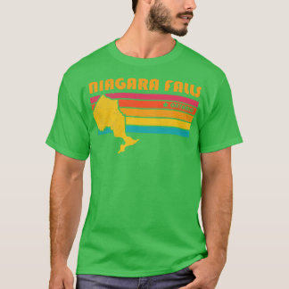 T-shirt Niagara Falls Ontario Canada Vintage en détresse