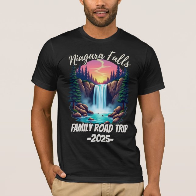 T-shirt Niagara Falls Road Trip Famille Voyage Hommes (Devant)