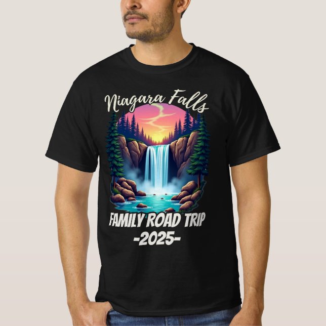 T-shirt Niagara Falls Road Trip Famille Voyage Hommes (Devant)
