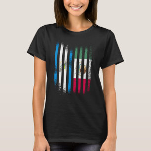 T-shirt Nicaragua Drapeau Mexique Pays Cultivé Drapeaux Pa