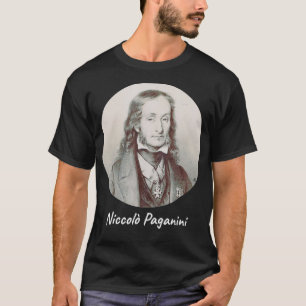 T-shirt Niccolo Paganini Compositeur Portrait
