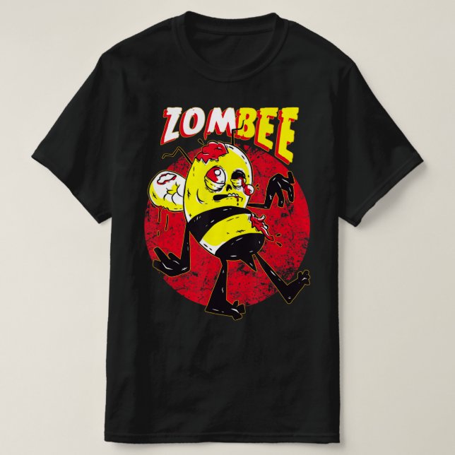 T-shirt Nice Beekeeping Zombie Honeybee Zombee Beekeeper’s (Design devant)