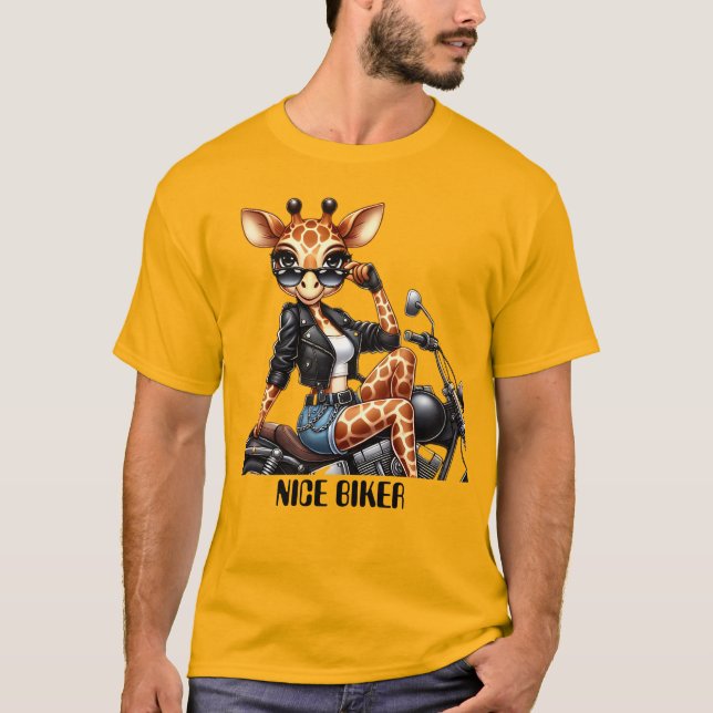 T-shirt Nice biker (Devant)