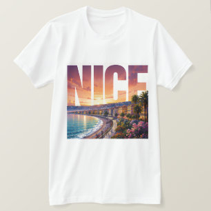 T-shirt Nice France Voyage Paradis Côte Riviera