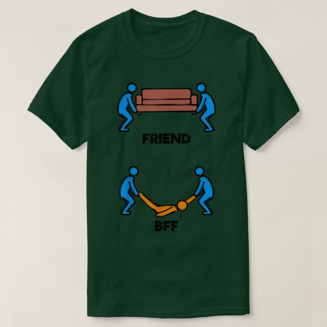 T-shirt Nice Friendship Bff Best Buddy Dire Ami (Design devant)