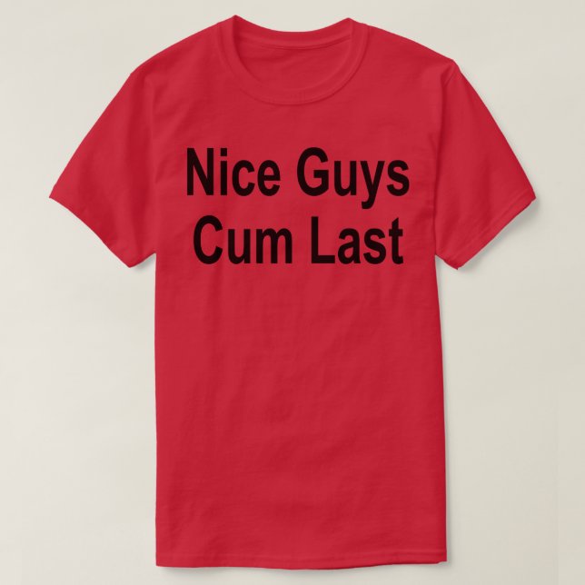 T-shirt Nice Guys Dernier (Design devant)