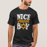 T-shirt Nice juif garçon laid Hanoukka Sweater Chanukah ju<br><div class="desc">Joli juif garçon laid Hanoukka Sweater Chanukah juif.</div>