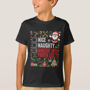 T-shirt Nice Naughty Innocent Jusqu'À La Culpabilité Prove