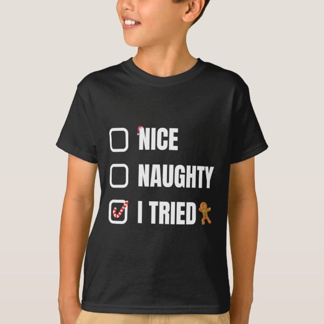 T-shirt Nice Naughty J'Ai Essayé (Devant)