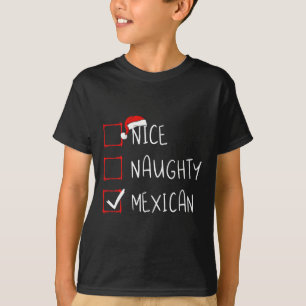 T-shirt Nice Naughty Mexicaine Noël Mexique Heritage Roo