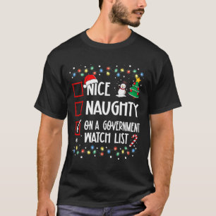 T-shirt Nice Naughty Sur Une Liste De Surveillance Du Gouv
