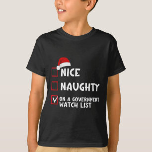 T-shirt Nice Naughty Sur Une Liste De Surveillance Du Gouv