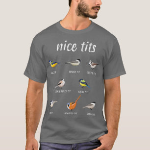 T-shirt Nicetite drôle d'oiseau regarder cadeau Birder Men