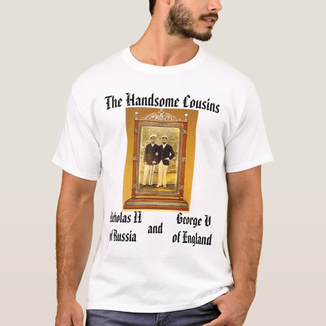 T-shirt Nicholas II et George V (Devant)