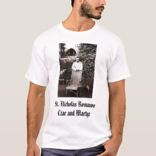T-shirt Nicholas II, Saint-Nicolas RomanovCzar et martyre