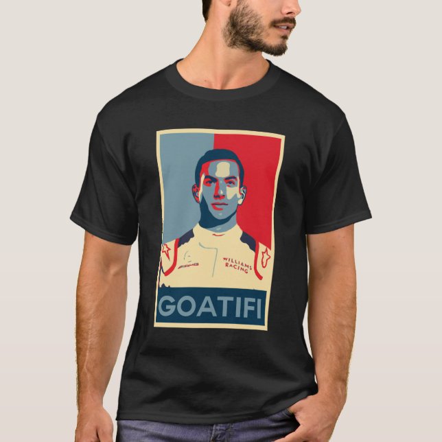 T-shirt Nicholas Latifi Goatifi meme Hope Poster Style278 (Devant)