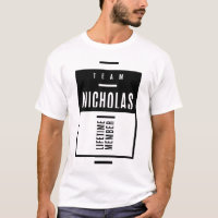 Nicholas Nom personnalisé Anniversaire Cadeau