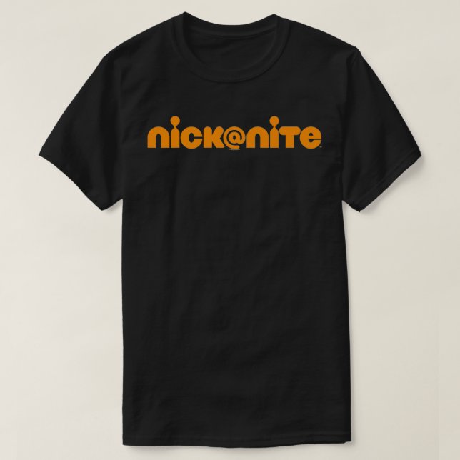 T-shirt Nick at Nite Logo dans la couverture orange (Design devant)