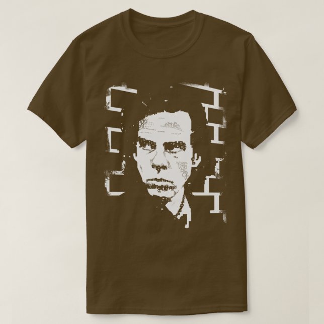T-shirt Nick Cave Typographic Porter (Design devant)