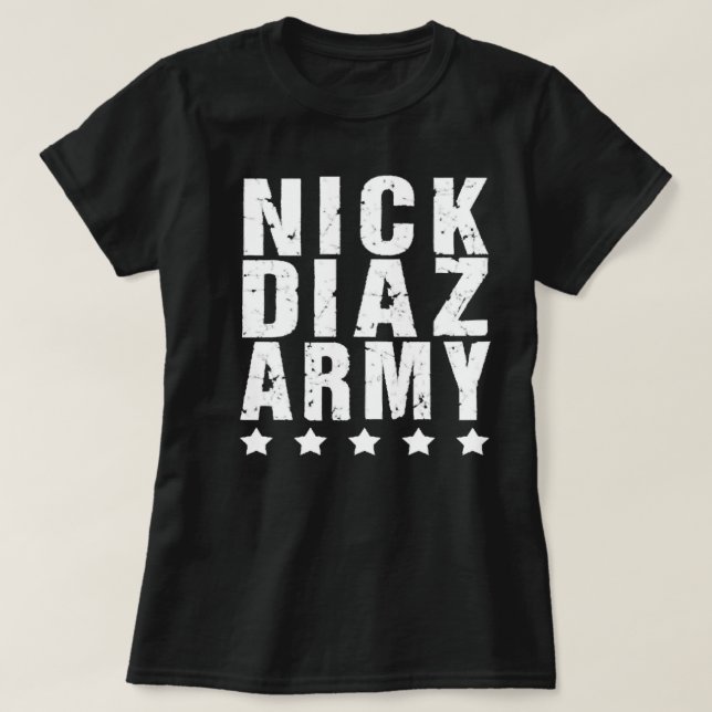 T-shirt NICK DIAZ    ARMYDIAZ FRÈRES Classique T Chemise (Design devant)