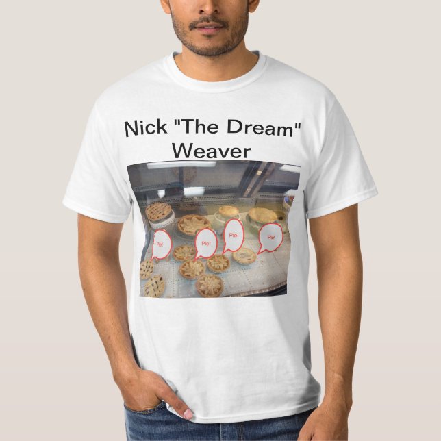 T-shirt Nick "" le tisserand rêveur - "TARTE !" couverture (Devant)