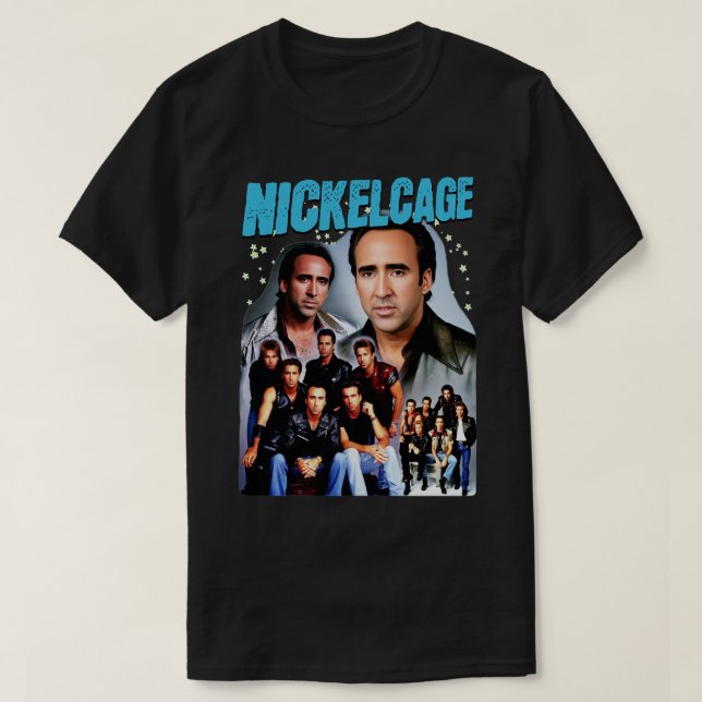 T-shirt NICKELCAGE Boy Crossover PARODY Funny Retro 2000 (Design devant)
