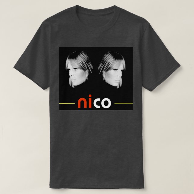 T-shirt Nico Black (Design devant)