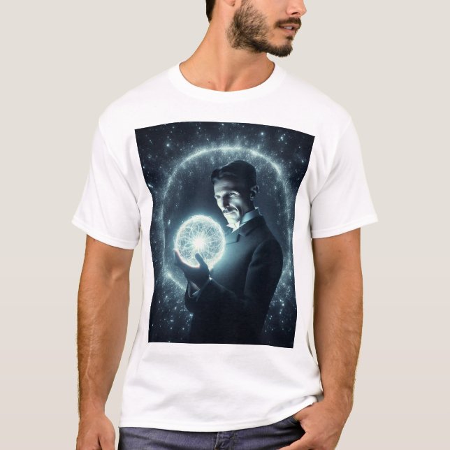 T-shirt Nicola Tesla  (Devant)