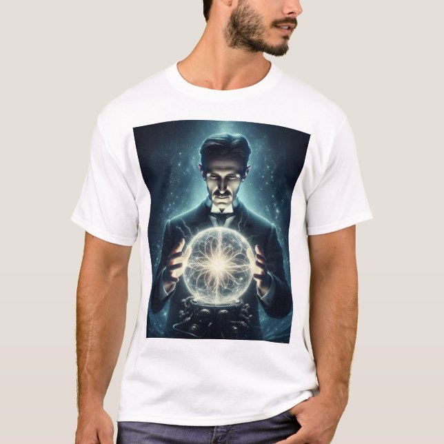 T-shirt Nicola Tesla  (Devant)